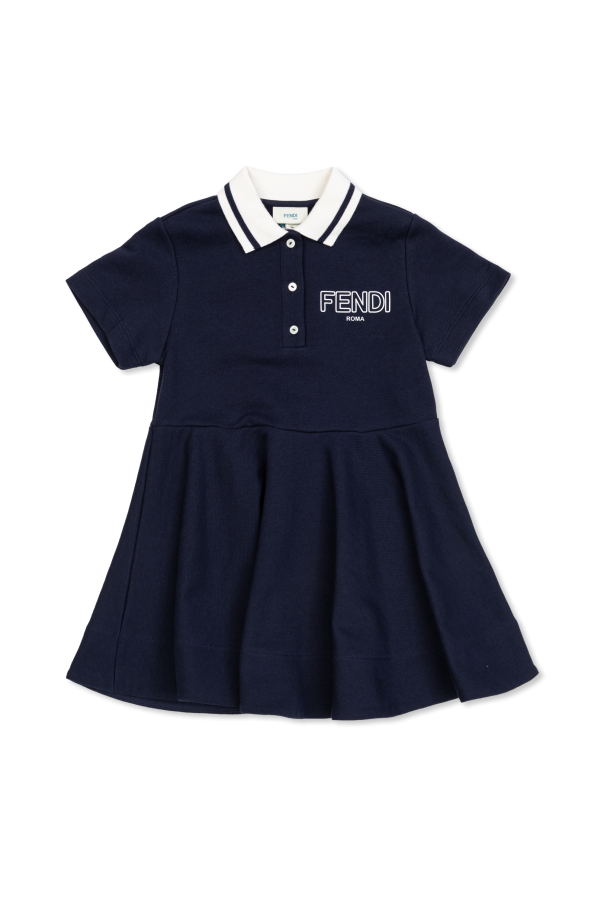 Dress with logo od Fendi Kids