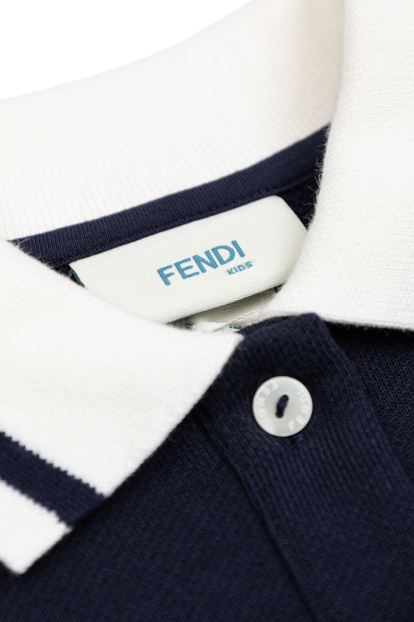 Fendi Kids Vestido con logo