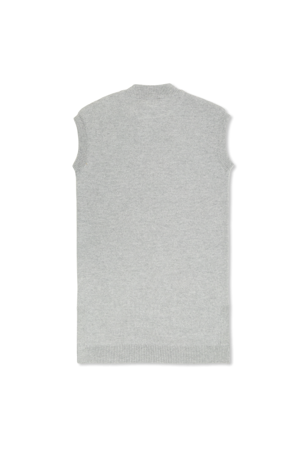 Fendi Kids Vestido de lana sin mangas