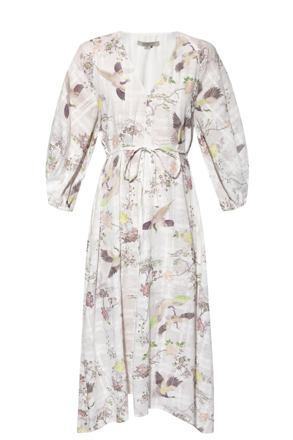 AllSaints ‘Joelle’ floral-motif dress