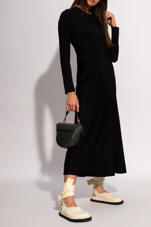 JIL SANDER Long-sleeved maxi dress