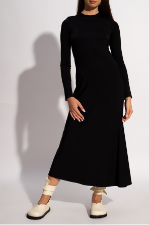 JIL SANDER Long-sleeved maxi dress