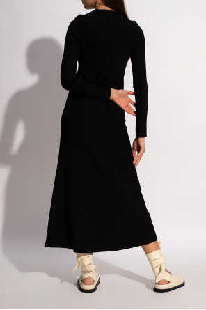 JIL SANDER Long-sleeved maxi dress