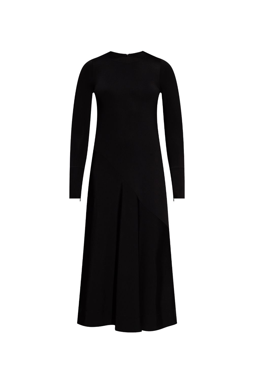 Black Long-sleeved maxi dress JIL SANDER - Vitkac GB