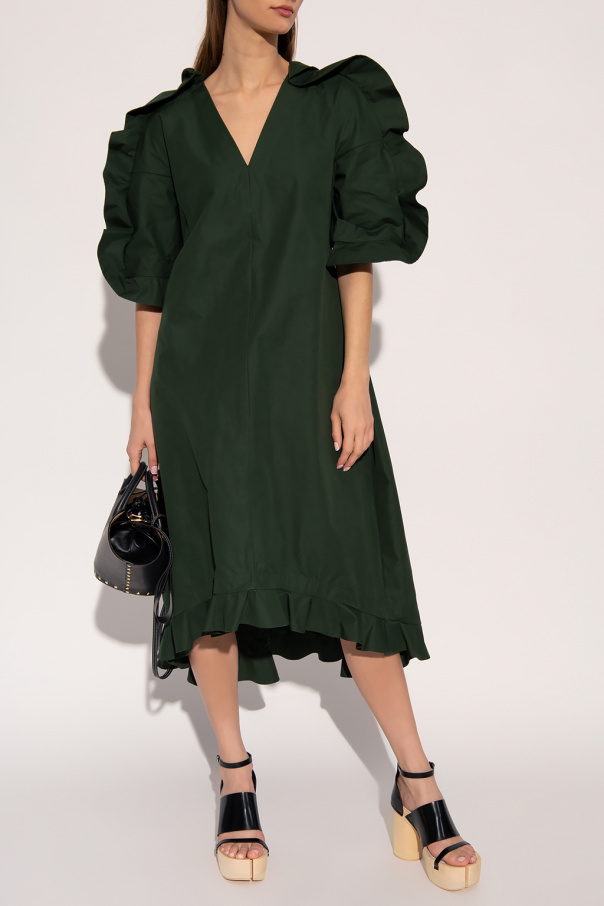 JIL SANDER Ruffled dress