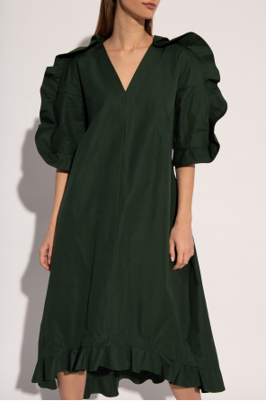 JIL SANDER Ruffled dress