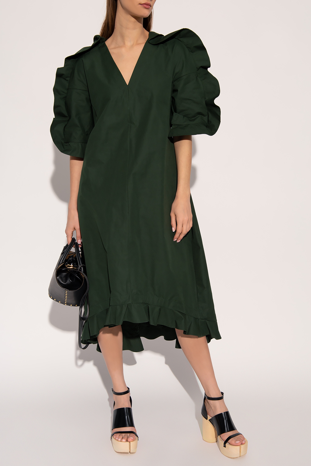 JIL SANDER Ruffled dress