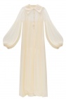 JIL SANDER cream Puff sleeve dress