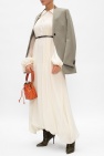 JIL SANDER cream Puff sleeve dress