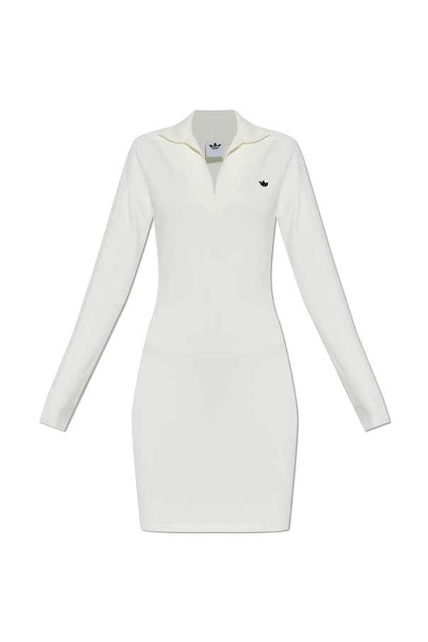 Dress with logo-shaped applique od ADIDAS Originals