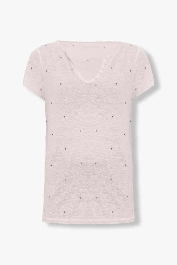 Zadig & Voltaire T-shirt with glossy crystals