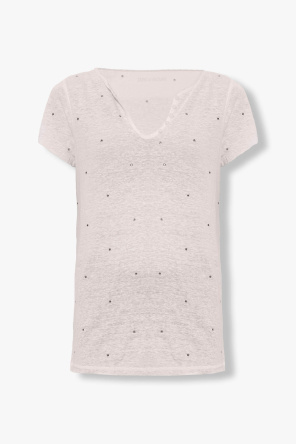 T-shirt with glossy crystals od Zadig & Voltaire