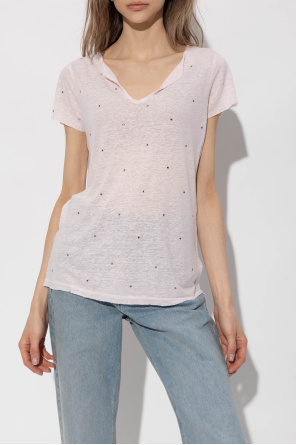 Zadig & Voltaire T-shirt with glossy crystals