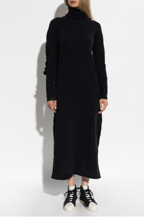 Y-3 Kleid mit Rollkragen