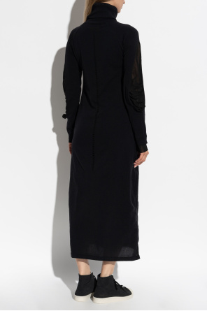 Y-3 Kleid mit Rollkragen