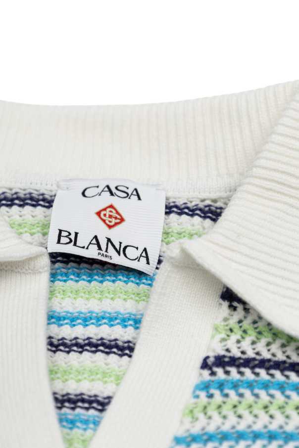 Casablanca Kids Crocheted skirt with striped pattern