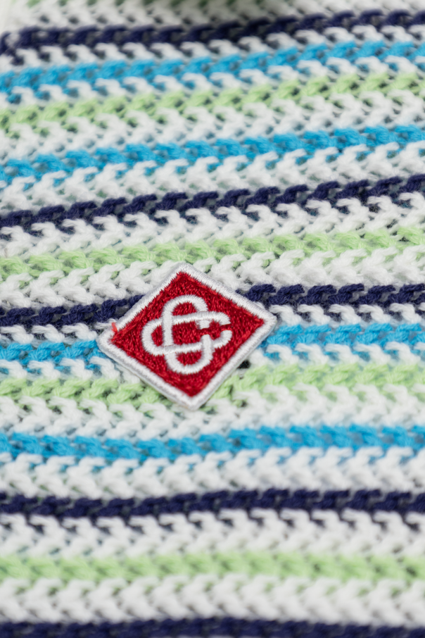 Casablanca Kids Crocheted skirt with striped pattern