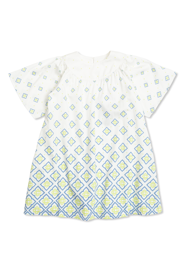 Cotton dress with monogram od Casablanca Kids