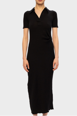 Helmut Lang Ribbed Tall high-waisted