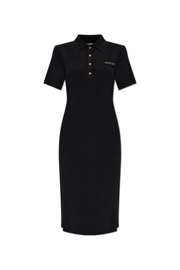 Dress with logo patch od Moncler