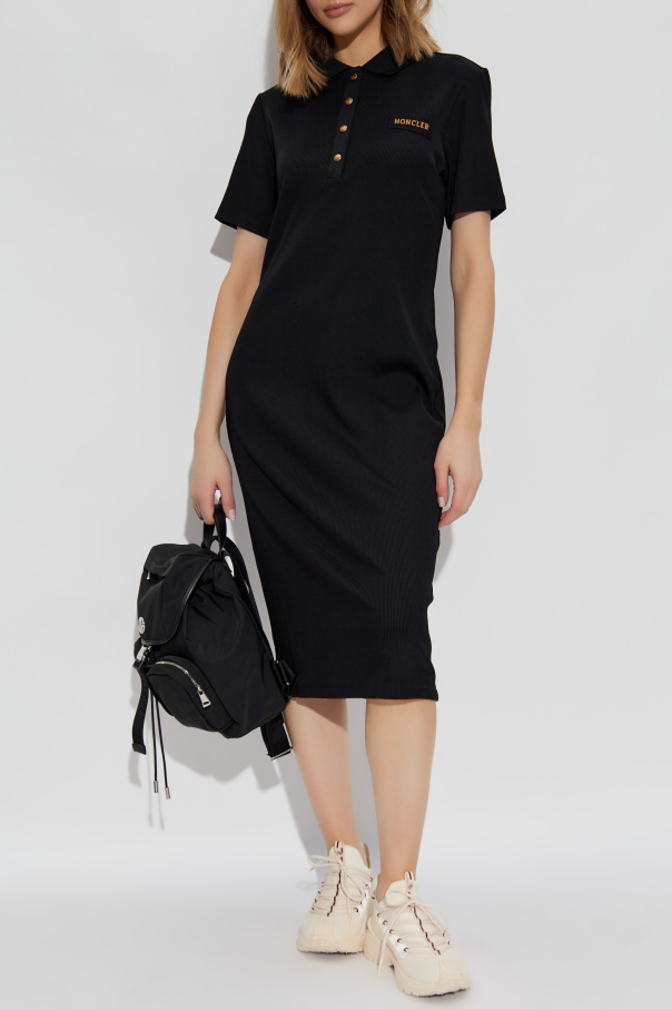 Moncler Vestido con parche de logo