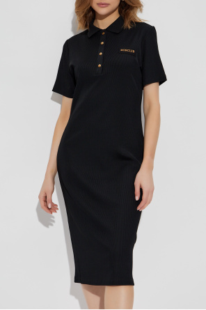 Moncler Vestido con parche de logo