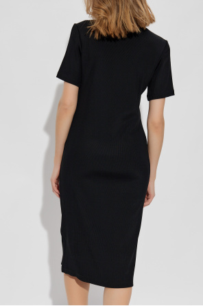 Moncler Vestido con parche de logo