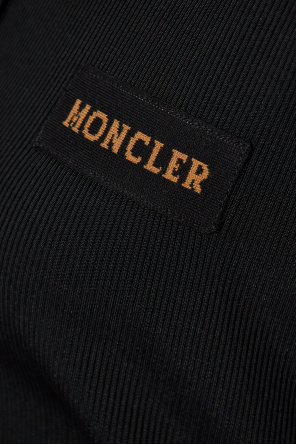 Moncler Vestido con parche de logo