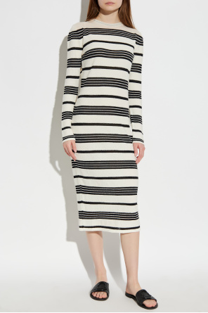 Moncler Vestido con estampado a rayas