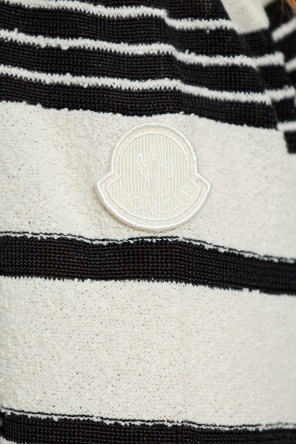 Moncler Vestido con estampado a rayas