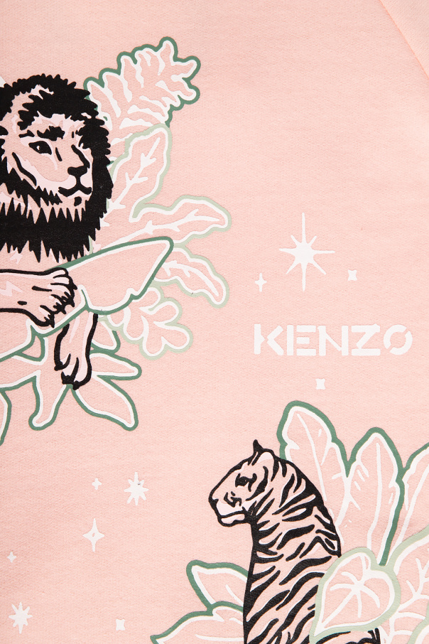 Kenzo Kids Hooded rhinestone dress