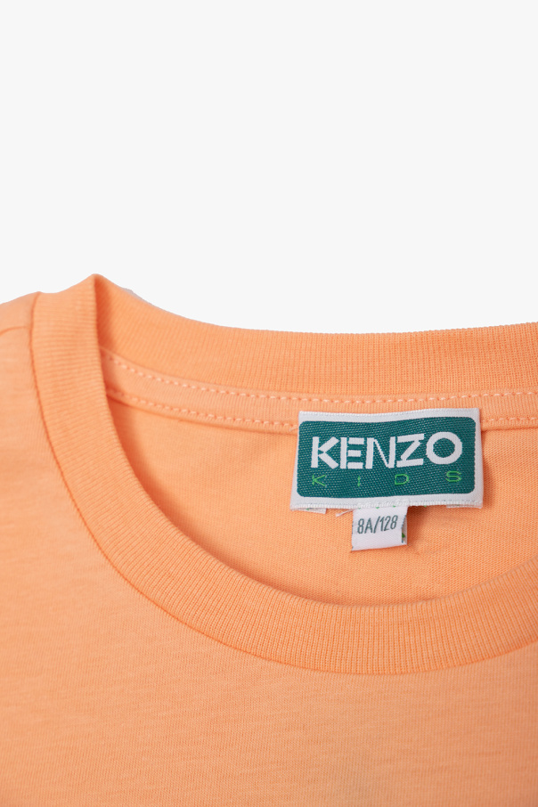 Kenzo Kids Belstaff Sweatshirt mit Logo-Print Blau