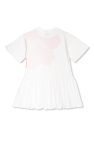 Kenzo Kids WHITE Dress with logo