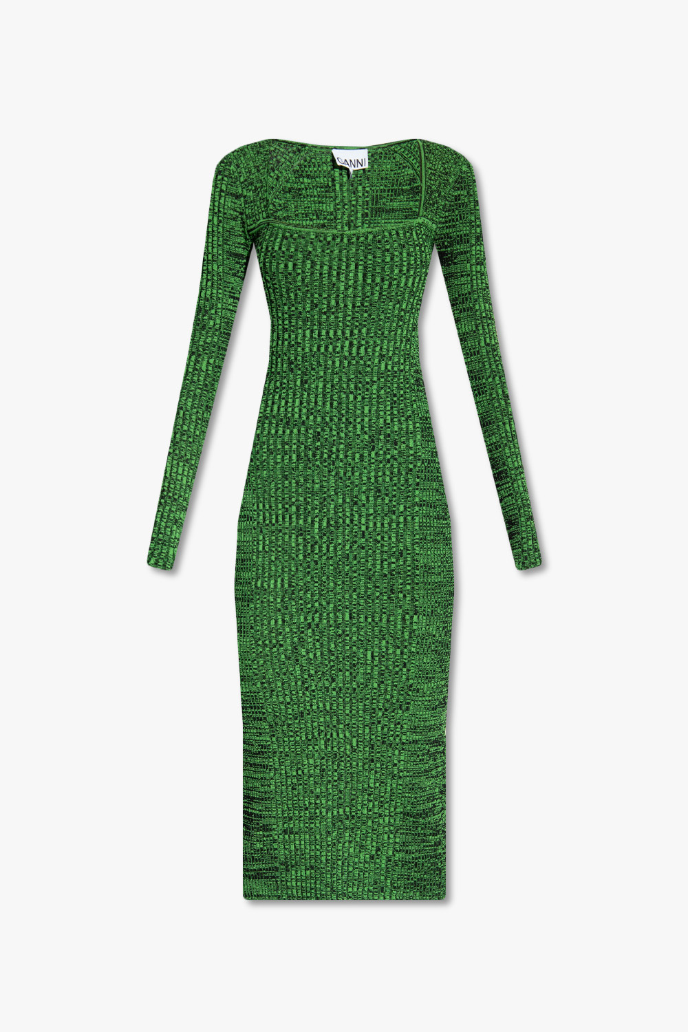 Ganni Ribbed dress