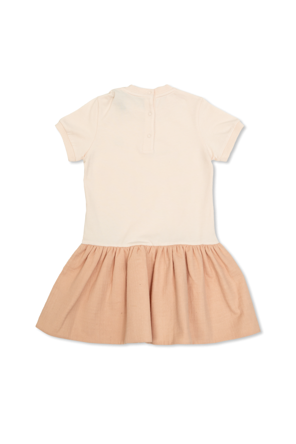 Moncler Enfant Sukienka z naszywką z logo