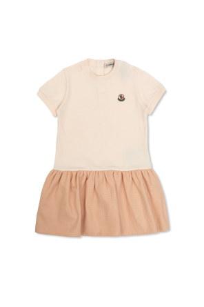 Dress with logo patch