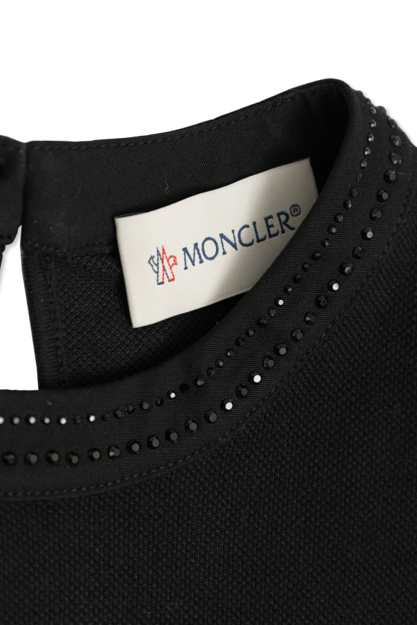 Moncler Enfant Vestido con lentejuelas brillantes