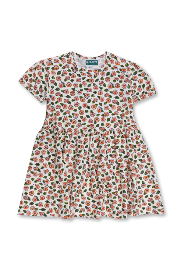 Kenzo Kids Patched flared dress