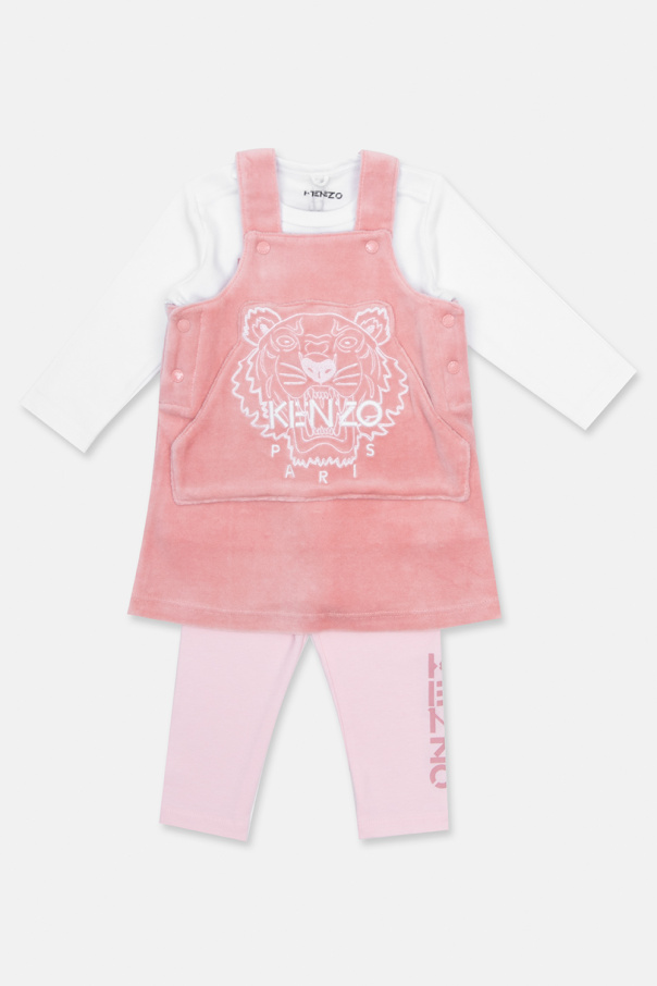 Kenzo Kids Dress, T-shirt & leggings set