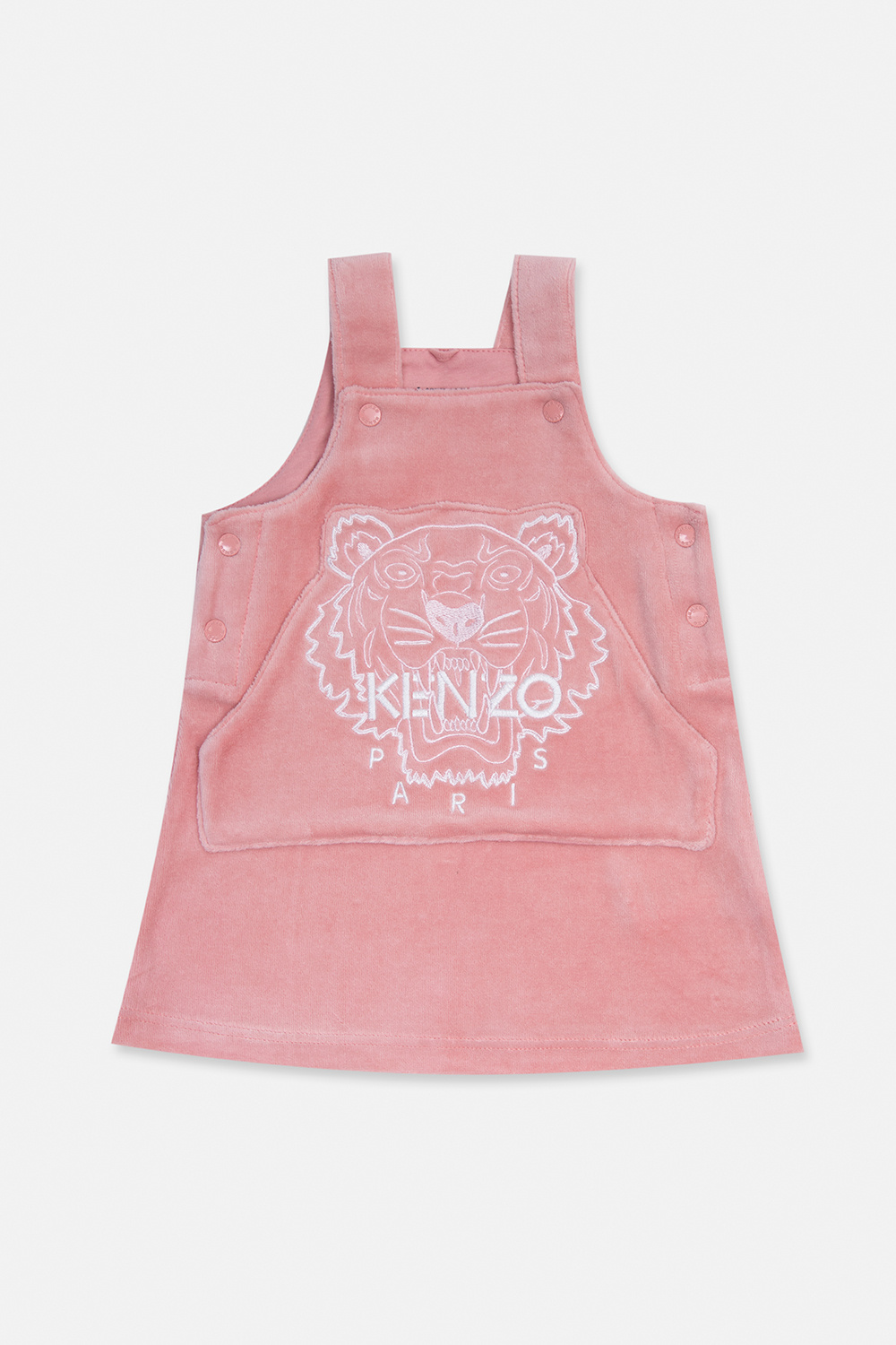 Kenzo Kids MISBHV logo-patch stitched shirt