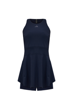 Dress with printed logo