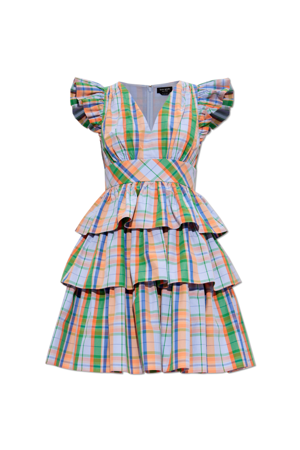 Kate Spade Plaid Pattern Dress