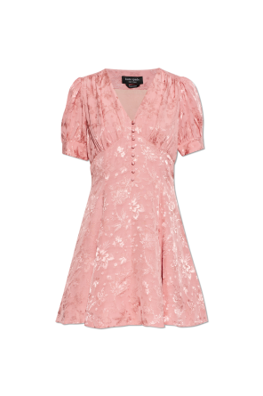 Dress with floral motif
