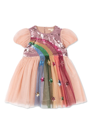 Dress with sequins