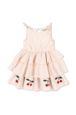 Dress with stripe pattern