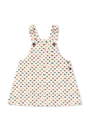 Dress with heart pattern