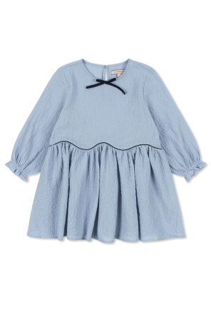 Sukienka z marszczonego materiału