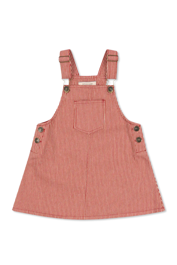 Striped pattern strap dress od Konges Sløjd