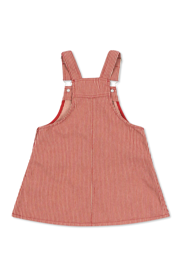Konges Sløjd Trägerkleid mit Streifenmuster
