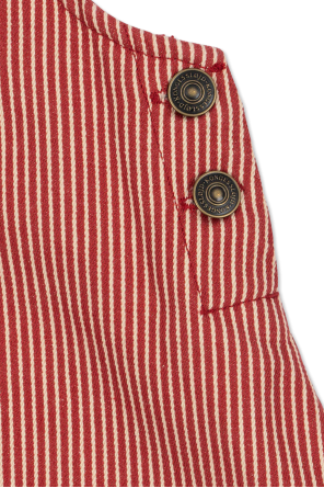 Konges Sløjd Trägerkleid mit Streifenmuster